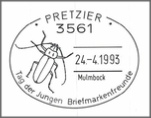 Erster Pretzierer Sonderstempel 24.04.1993
